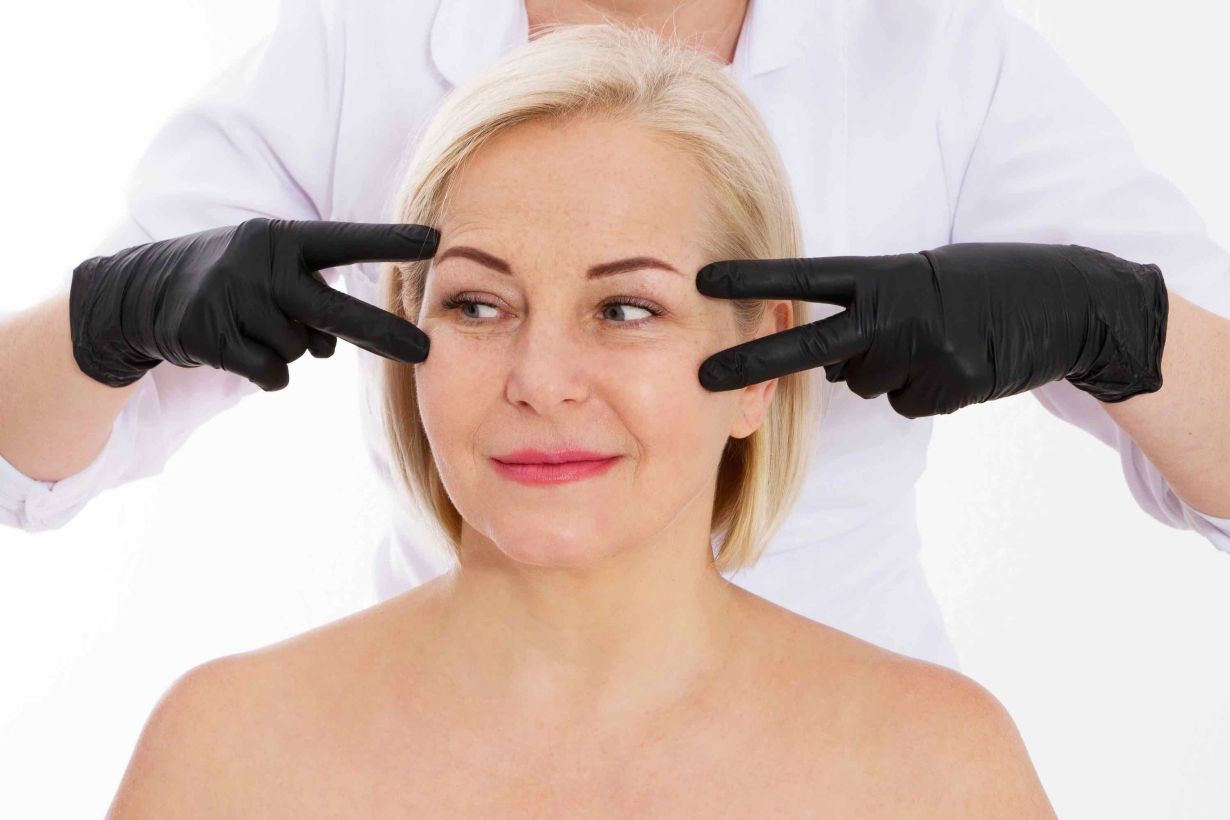 After anti-wrinkle injection treatment
